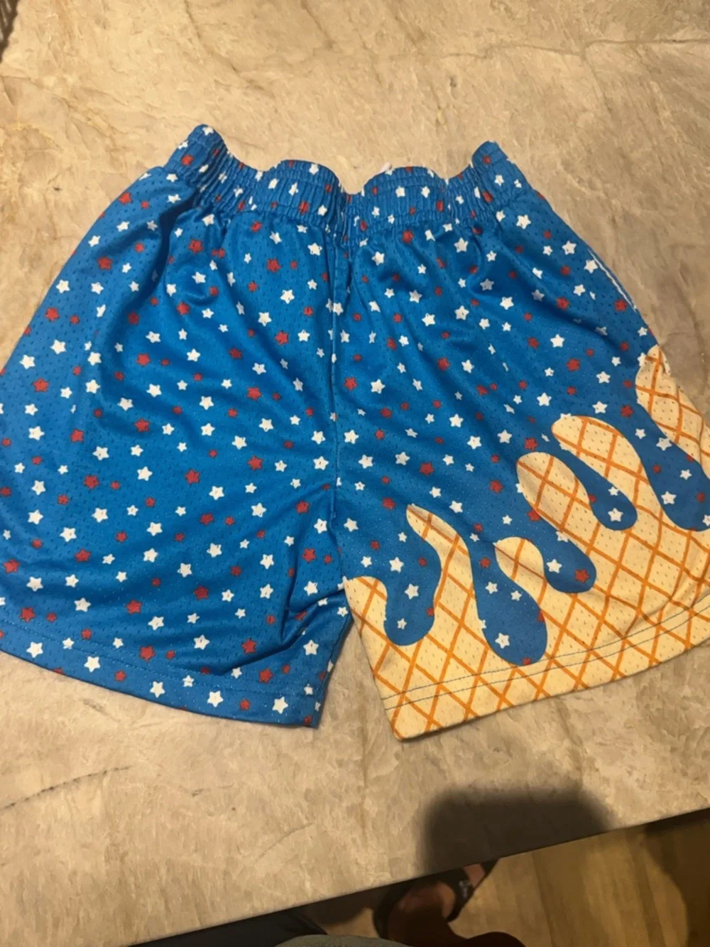 Baseball Lifestyle 101 blue ice cream shorts - Picture 2 of 3